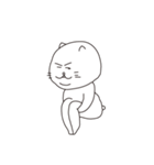 二重あごの赤ちゃんネコ（個別スタンプ：33）