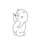 二重あごの赤ちゃんネコ（個別スタンプ：37）