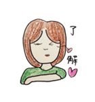 欲張りさきちゃん（個別スタンプ：34）