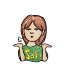 欲張りさきちゃん（個別スタンプ：38）