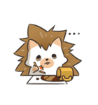 Hedgehog Coming（個別スタンプ：28）