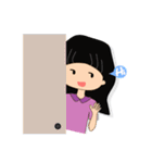 adorkable girl（個別スタンプ：1）