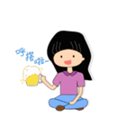 adorkable girl（個別スタンプ：4）