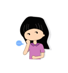 adorkable girl（個別スタンプ：7）