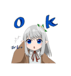 宝石の瞳を持つ女の子（個別スタンプ：5）