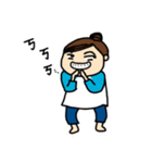Rough outline girl（個別スタンプ：8）