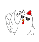 Funny Rooster（個別スタンプ：2）