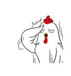 Funny Rooster（個別スタンプ：8）