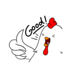 Funny Rooster（個別スタンプ：26）
