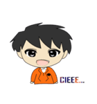 Orange Jacket（個別スタンプ：3）