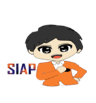 Orange Jacket（個別スタンプ：15）