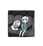 おばけとにんげん（個別スタンプ：36）