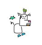 Right angle dog (Mah Moom Chak)（個別スタンプ：2）