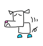 Right angle dog (Mah Moom Chak)（個別スタンプ：10）