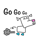 Right angle dog (Mah Moom Chak)（個別スタンプ：11）