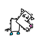 Right angle dog (Mah Moom Chak)（個別スタンプ：12）