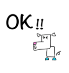 Right angle dog (Mah Moom Chak)（個別スタンプ：13）