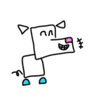 Right angle dog (Mah Moom Chak)（個別スタンプ：15）
