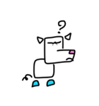 Right angle dog (Mah Moom Chak)（個別スタンプ：17）