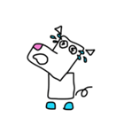 Right angle dog (Mah Moom Chak)（個別スタンプ：18）