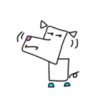 Right angle dog (Mah Moom Chak)（個別スタンプ：24）