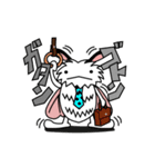 カイコさんとシロくん（個別スタンプ：7）