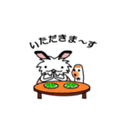 カイコさんとシロくん（個別スタンプ：8）