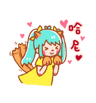 Lime ＆ Blueberry Lovers' Sweet Moment（個別スタンプ：3）