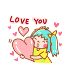 Lime ＆ Blueberry Lovers' Sweet Moment（個別スタンプ：6）