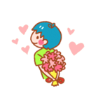 Lime ＆ Blueberry Lovers' Sweet Moment（個別スタンプ：13）