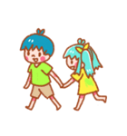Lime ＆ Blueberry Lovers' Sweet Moment（個別スタンプ：14）