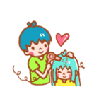 Lime ＆ Blueberry Lovers' Sweet Moment（個別スタンプ：19）