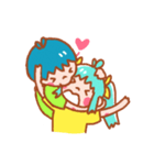 Lime ＆ Blueberry Lovers' Sweet Moment（個別スタンプ：24）