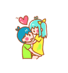 Lime ＆ Blueberry Lovers' Sweet Moment（個別スタンプ：25）
