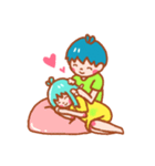 Lime ＆ Blueberry Lovers' Sweet Moment（個別スタンプ：26）