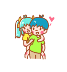 Lime ＆ Blueberry Lovers' Sweet Moment（個別スタンプ：29）