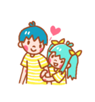 Lime ＆ Blueberry Lovers' Sweet Moment（個別スタンプ：31）