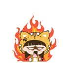 Girl Cat ＆ Boy Dog（個別スタンプ：7）