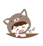 Girl Cat ＆ Boy Dog（個別スタンプ：39）