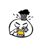 Face-crooked sesame buns（個別スタンプ：4）