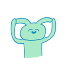 みどりいろのうさぎ（個別スタンプ：5）