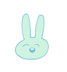 みどりいろのうさぎ（個別スタンプ：10）