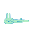みどりいろのうさぎ（個別スタンプ：37）