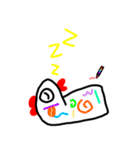 靴下チキン（個別スタンプ：14）