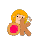 おんなのこ、ときどき、へんなの（個別スタンプ：3）