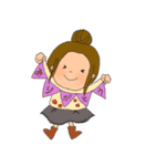 おんなのこ、ときどき、へんなの（個別スタンプ：15）