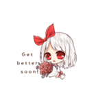 Red Ribbon ＆ Rin（個別スタンプ：1）