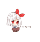 Red Ribbon ＆ Rin（個別スタンプ：3）