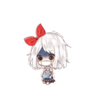 Red Ribbon ＆ Rin（個別スタンプ：8）