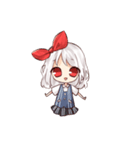 Red Ribbon ＆ Rin（個別スタンプ：10）